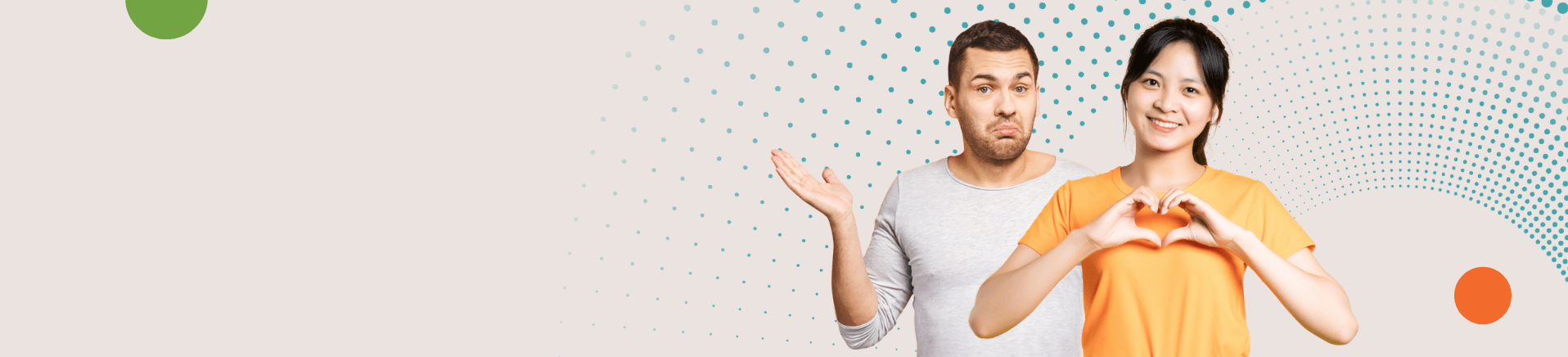 Half woman with hand up